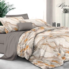 Постельное белье Bella Vita Luxe Мрамор (бязь-люкс)