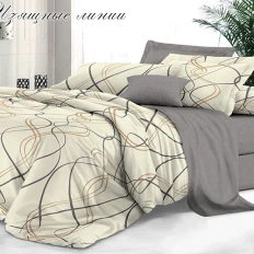 Постельное белье De Luxe Изящные линии (сатин-люкс)