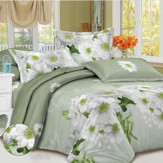 Постельное белье Bella Vita Luxe Букет хризантем (бязь-люкс)