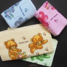 Полотенце махровое Мишки Honey Bear розовое Полотенце махровое Мишки Honey Bear розовое